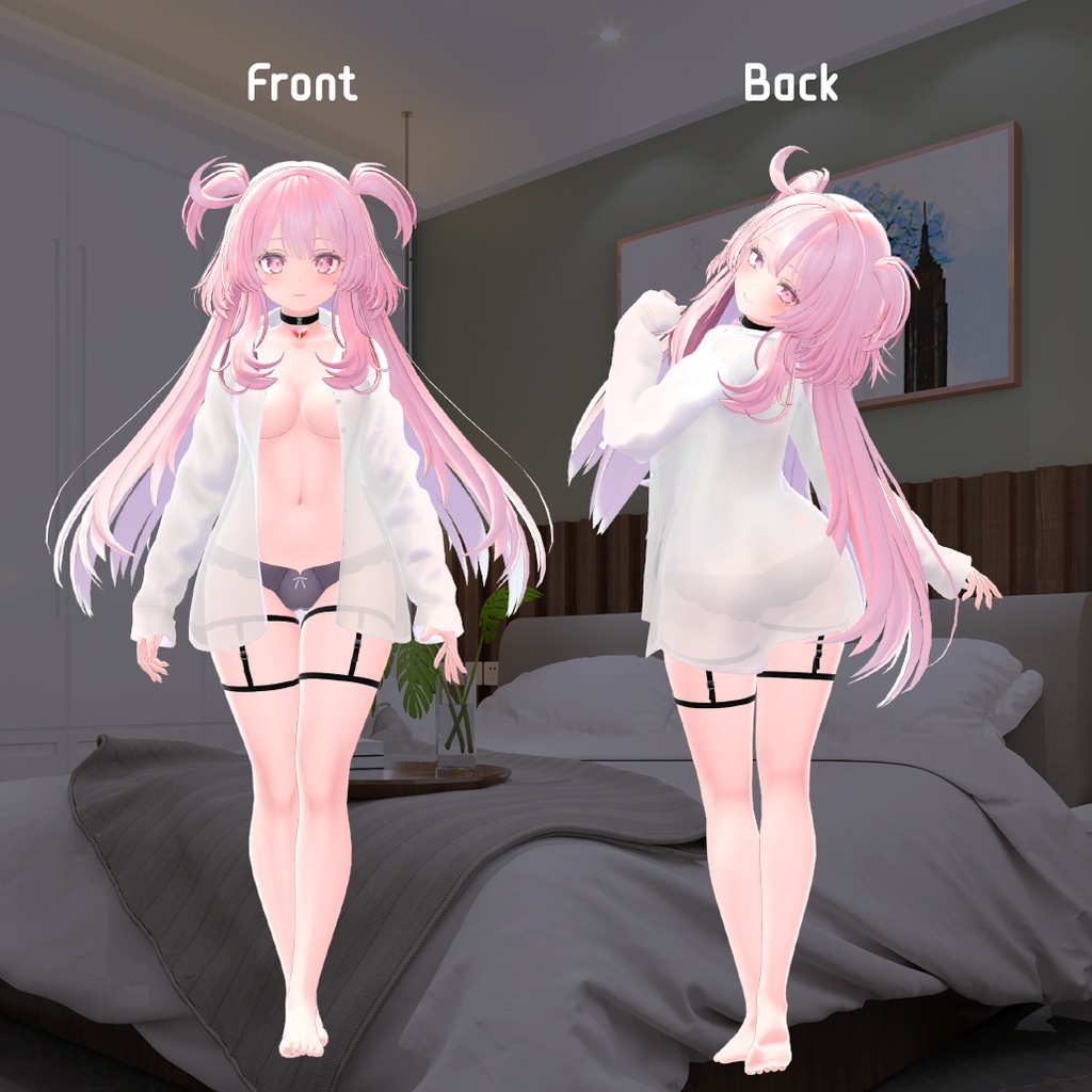 【セレスティア用】ひらひらワイシャツ