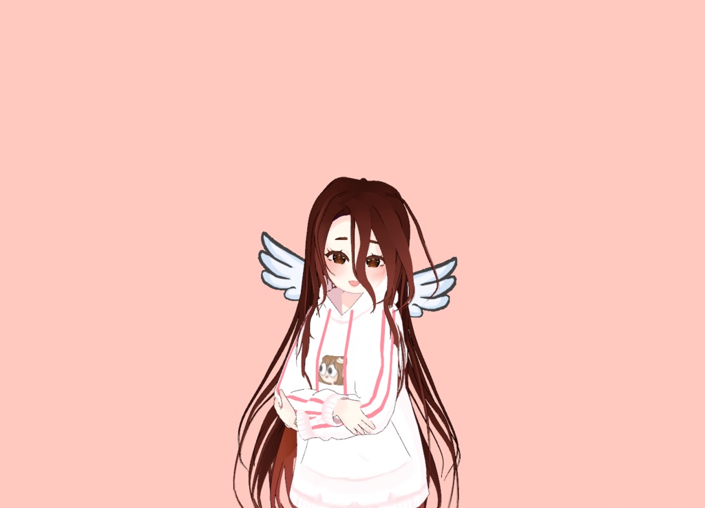 Cute Sakura Wings Custom Vroid Item FREE to edit
