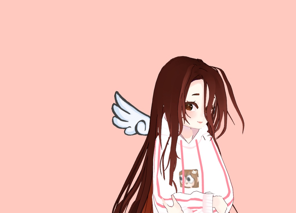 Cute Sakura Wings Custom Vroid Item FREE to edit