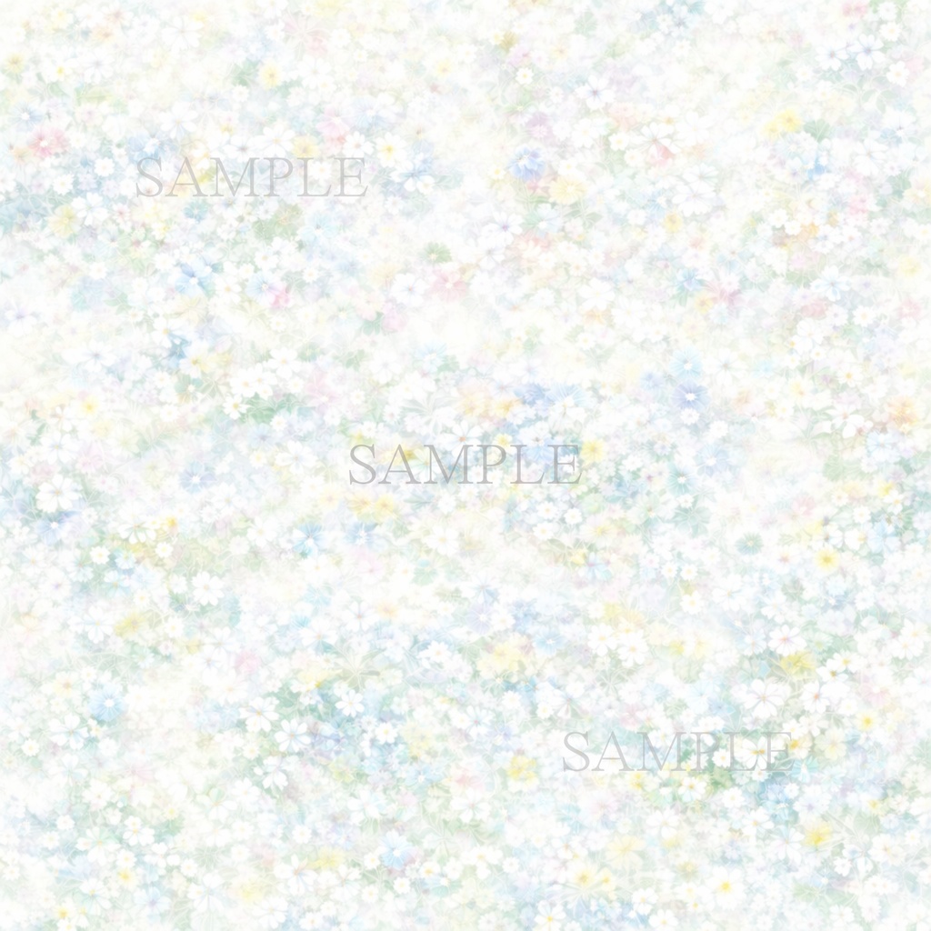 大人かわいいフラワーデザインペーパー 5色セット