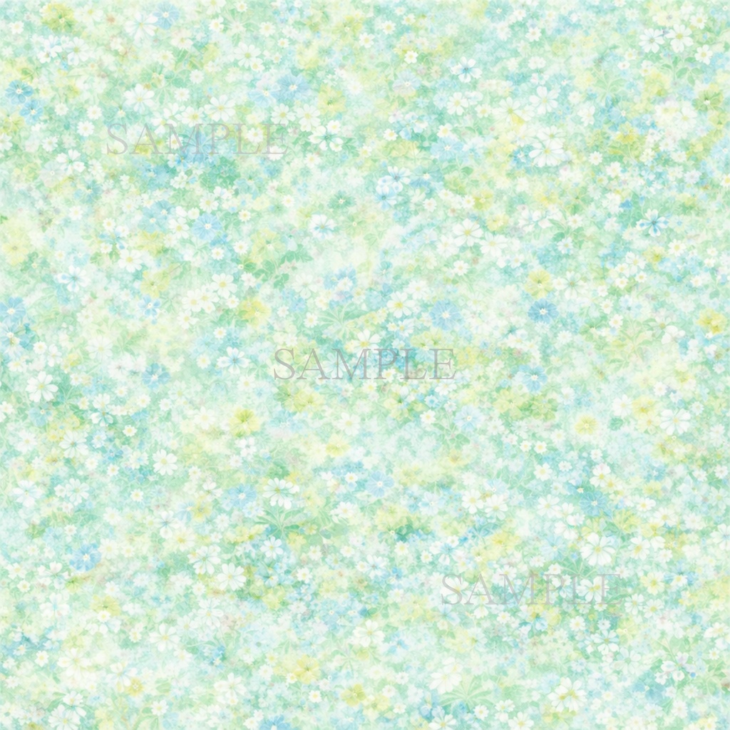 大人かわいいフラワーデザインペーパー 5色セット