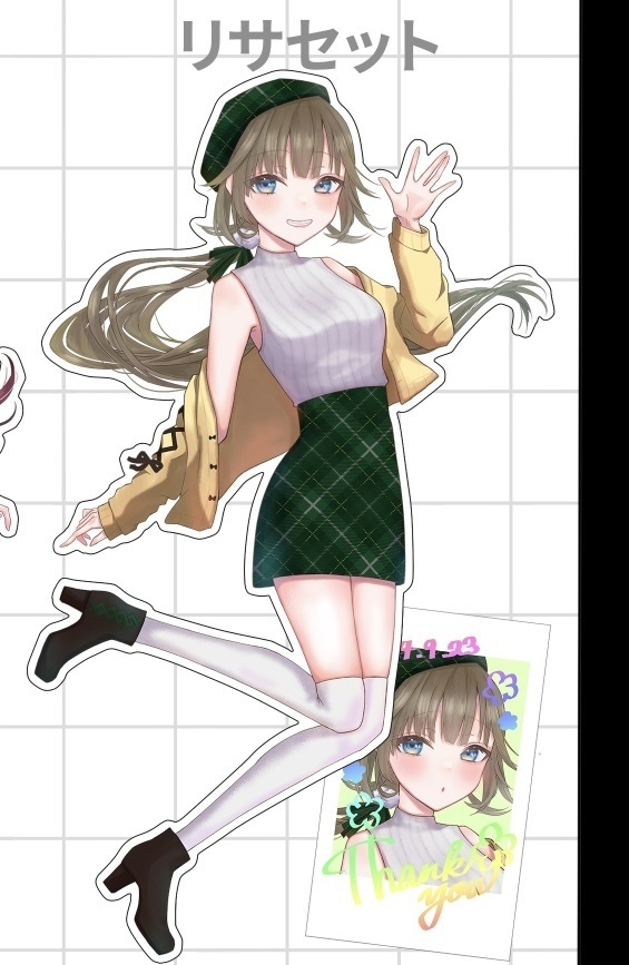 英リサ アクリルスタンド、チェキセット ぶいすぽっ！