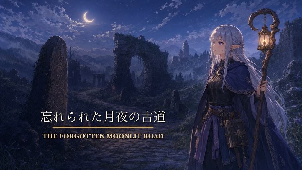 【無料BGM】The Forgotten Moonlit Road｜忘れられた月夜の古道 ケルト幻想BGM 14曲