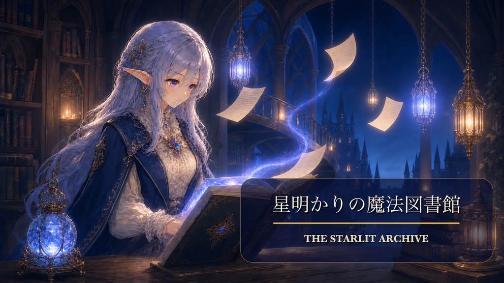 【無料BGM】The Starlit Archive｜星明かりの書庫 ケルト幻想BGM 14曲