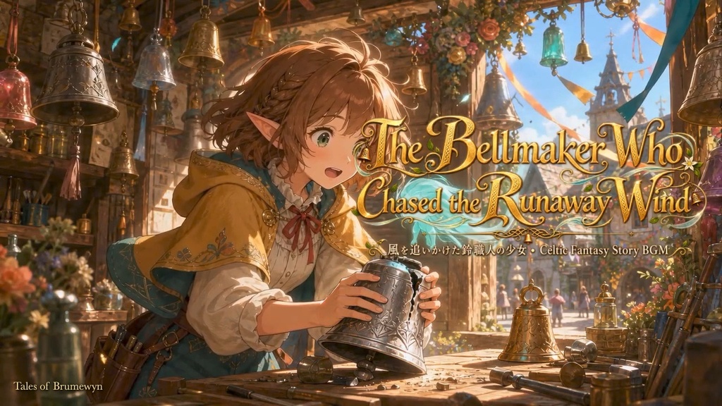 【無料BGM】The Bellmaker Who Chased the Runaway Wind｜風を追いかけた鈴職人の少女 ケルト幻想BGM 4曲