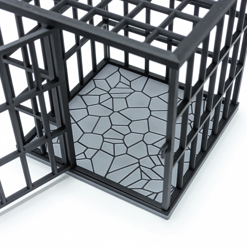 フィギュア用 ミニケージ (石床ver.)