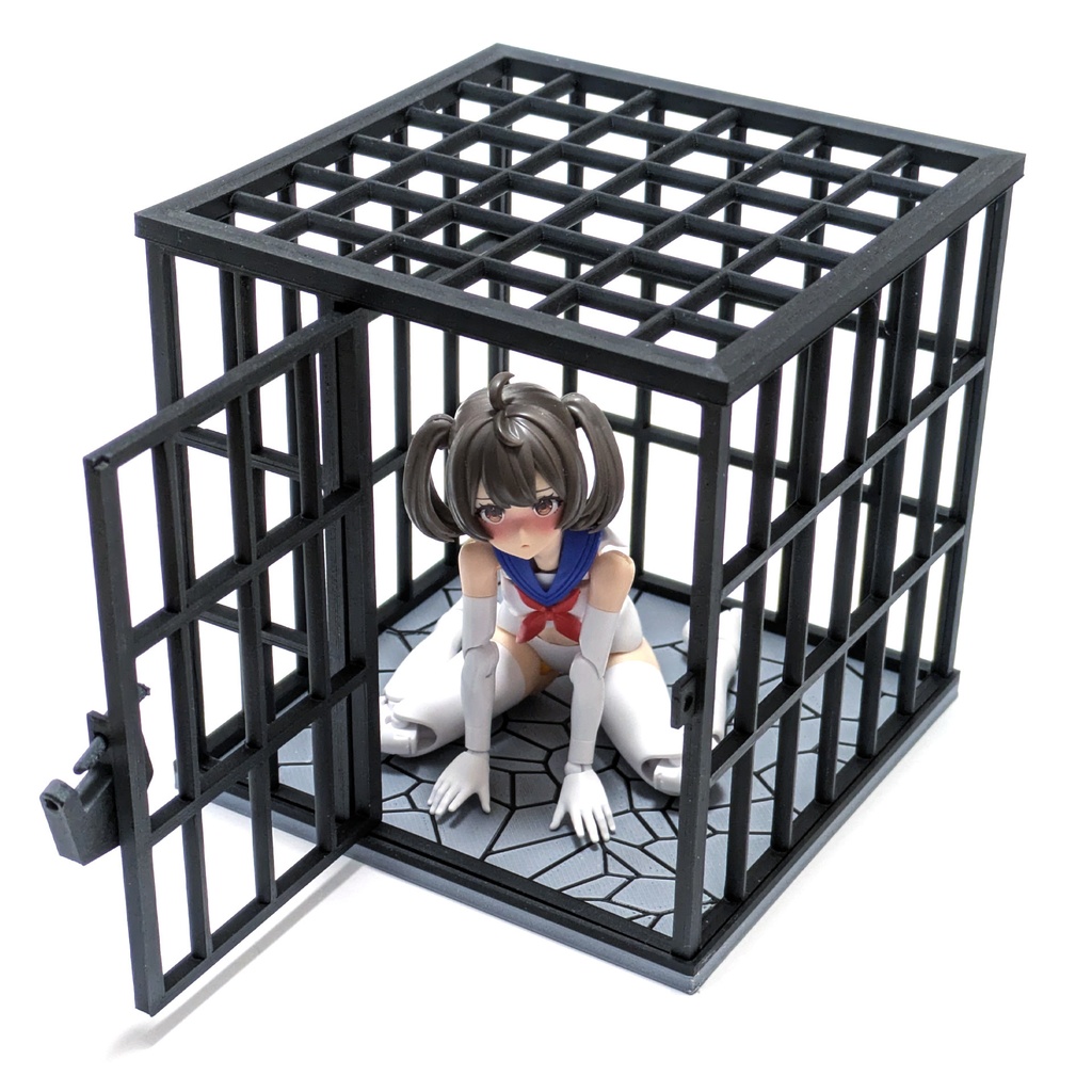 フィギュア用 ミニケージ (石床ver.)