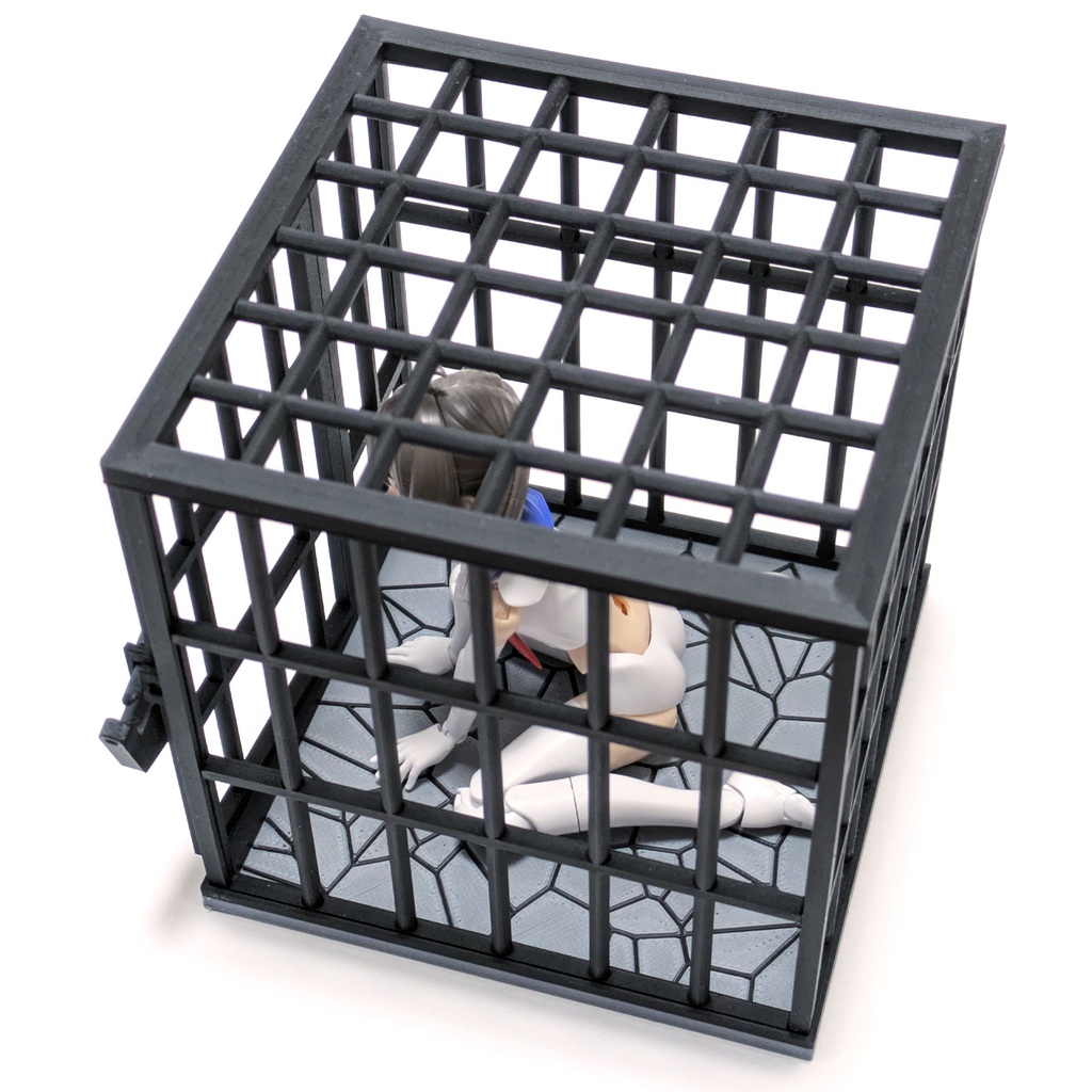 フィギュア用 ミニケージ (石床ver.)