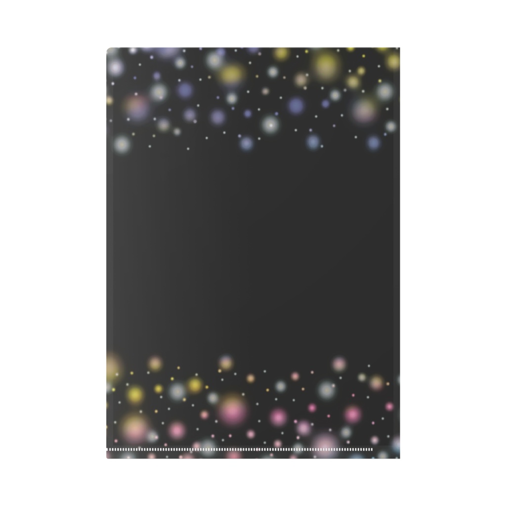 クリアファイル(淡い光)