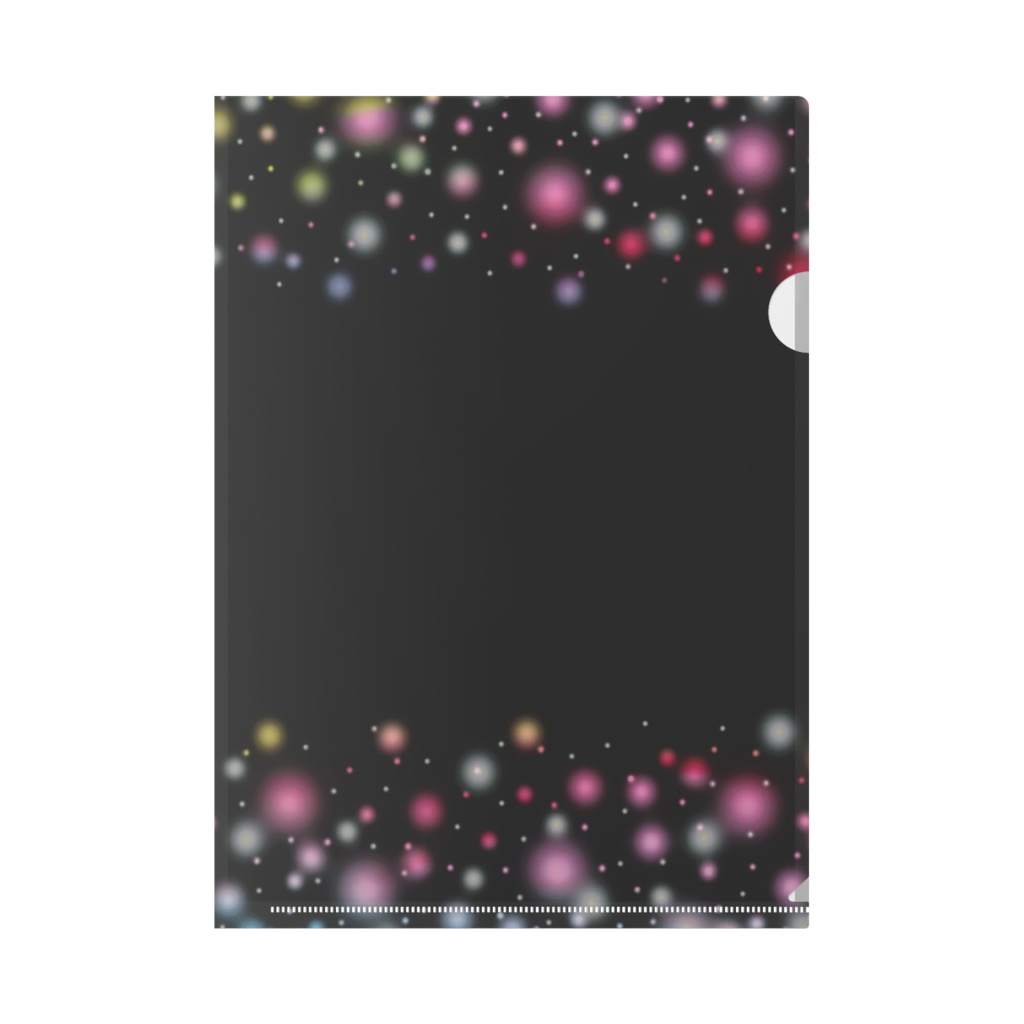 クリアファイル(淡い光)