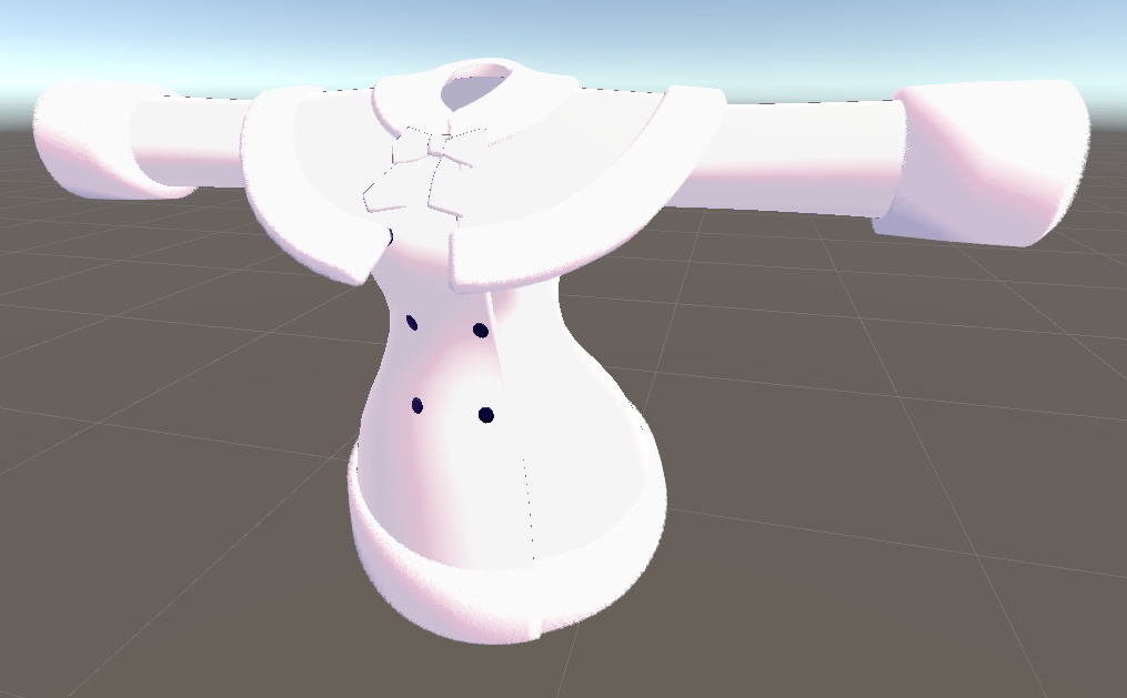 【Moe】White Cape Coat