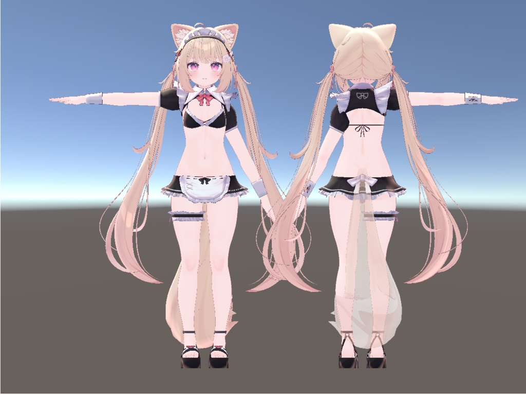 【Chiffon&Lime】Maid_Bikini_S