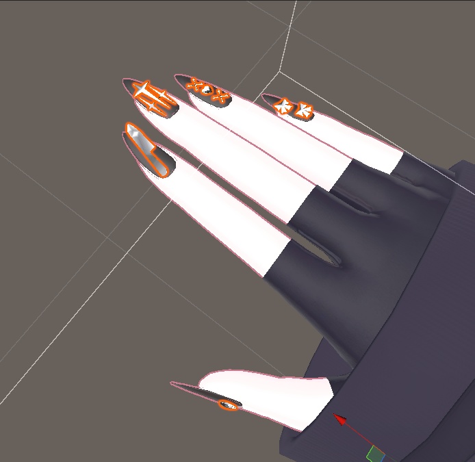 【rurune】Nail_Parts"V"