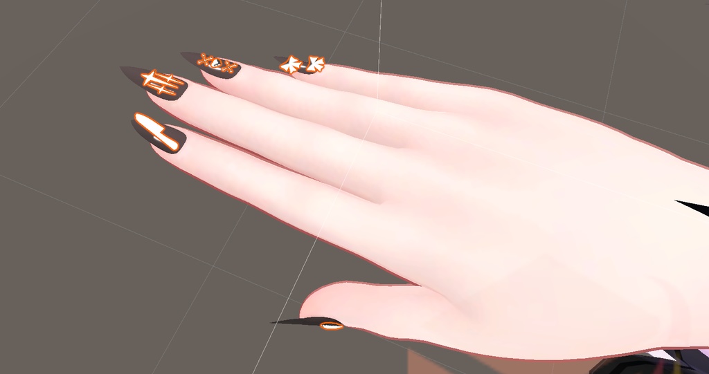 【Airi】Nail_Parts"V"