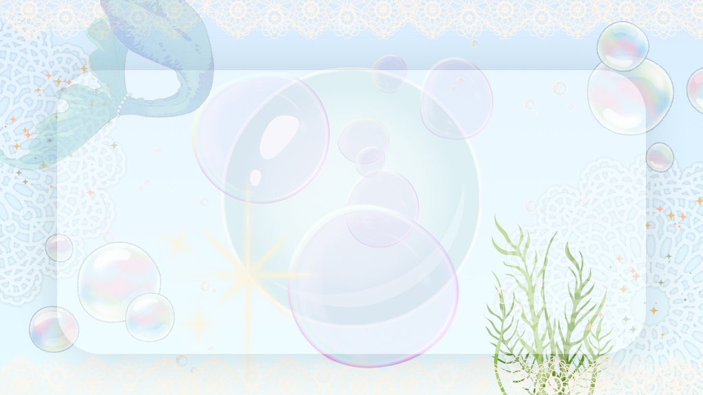Mermaid Dream Collection ~泡と人魚の幻想背景~【2種セット】
