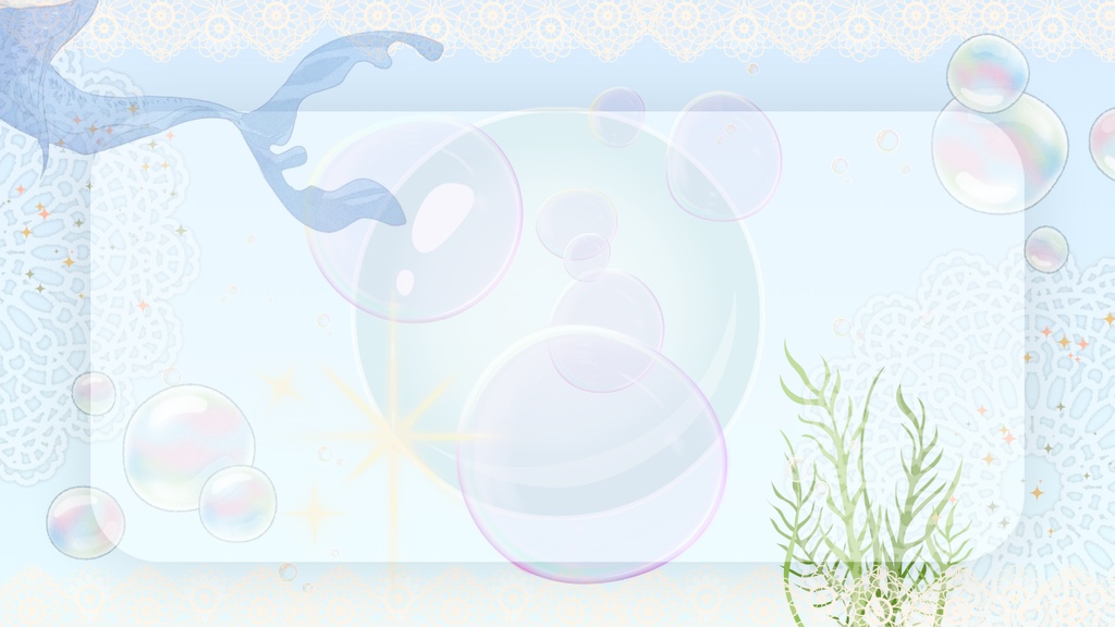 Mermaid Dream Collection ～泡と人魚の幻想背景～【2種セット】