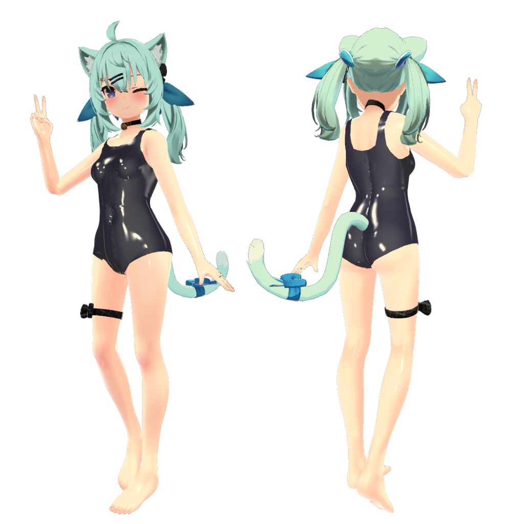 【セフィラちゃん用水着】スクール水着3色