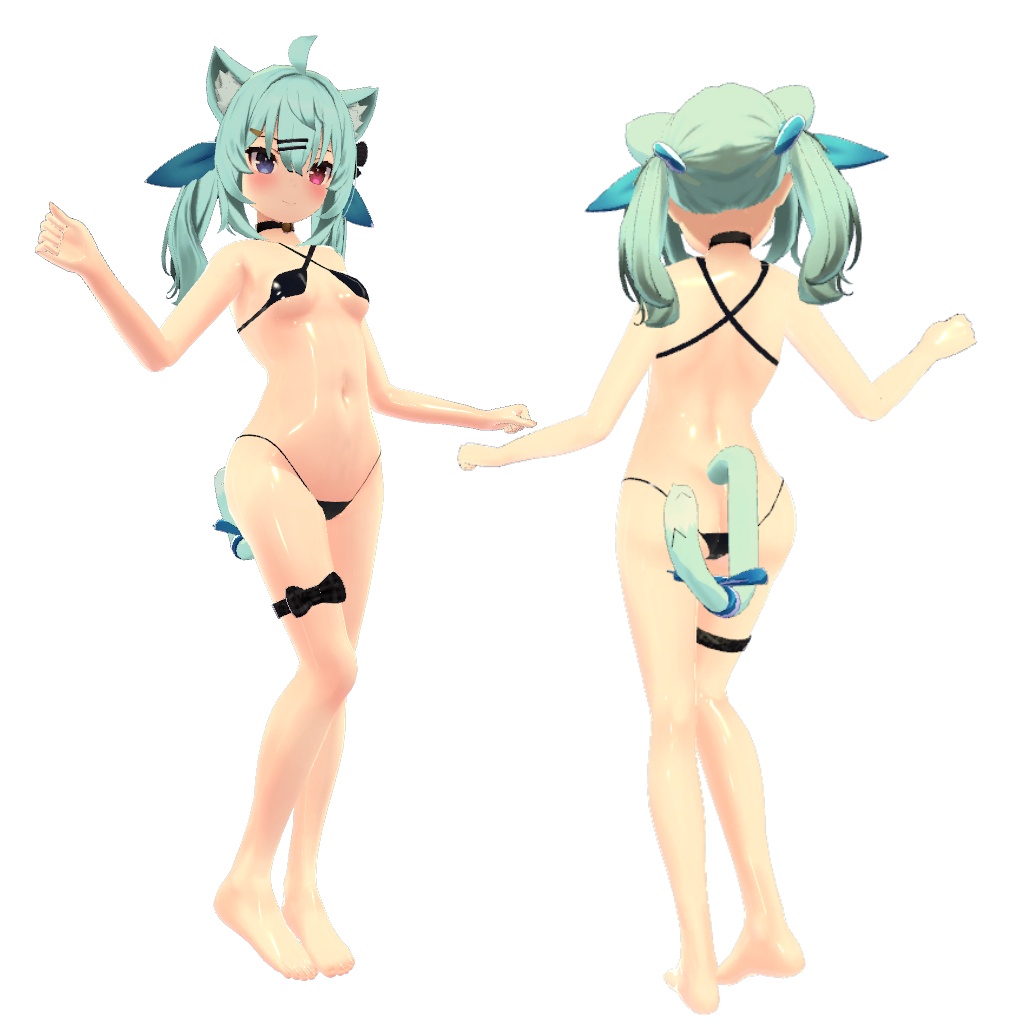 【セフィラちゃん用水着】水着とシャツ