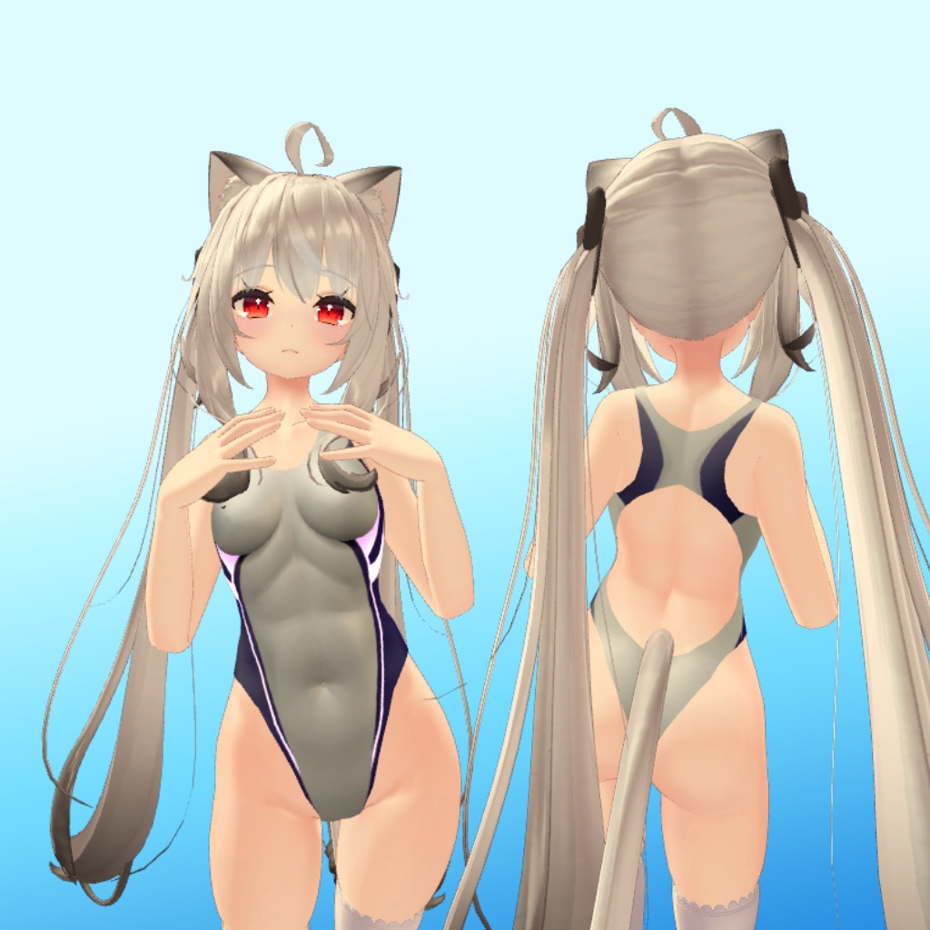 【舞夜(Maya)ちゃん用】競泳水着・シャツ