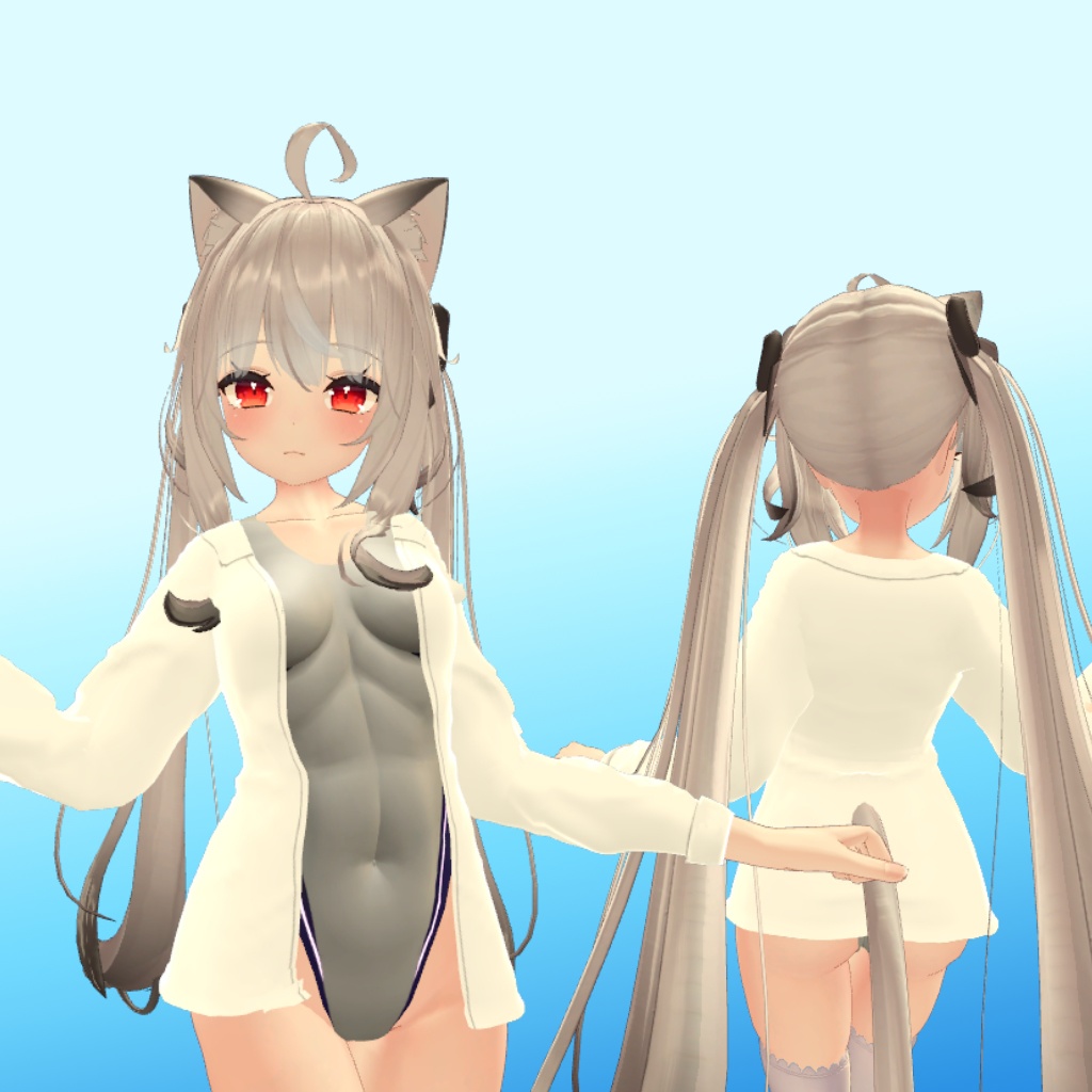 【舞夜(Maya)ちゃん用】競泳水着・シャツ