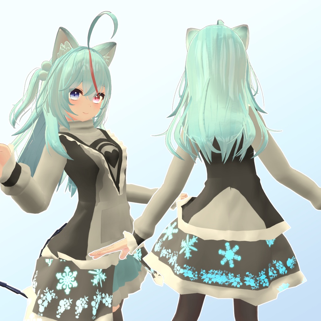 【狐雪ちゃん用】 フリル付き普段着