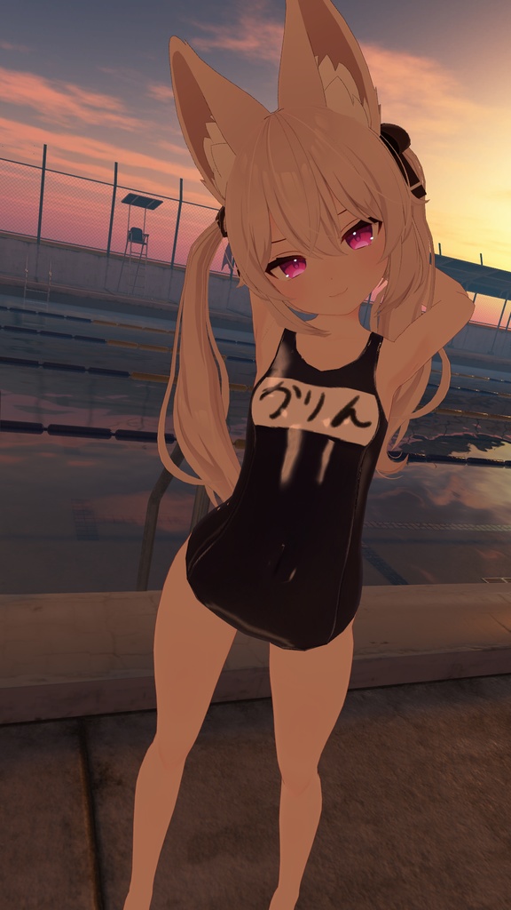 【カリンちゃん用】スクール水着 2色つき