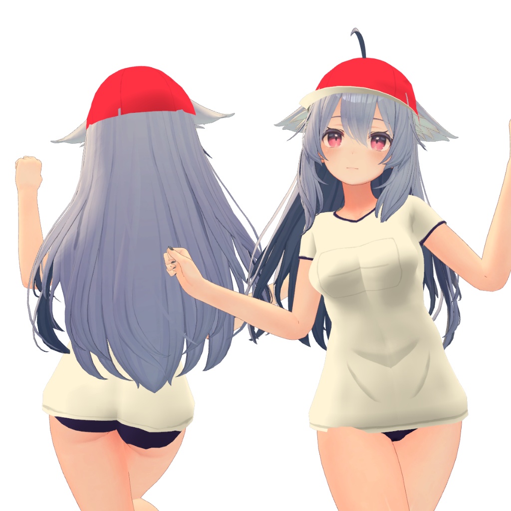 【桔梗ちゃん用】スクール水着(紺・白)/体操服/競泳水着/スリングショット