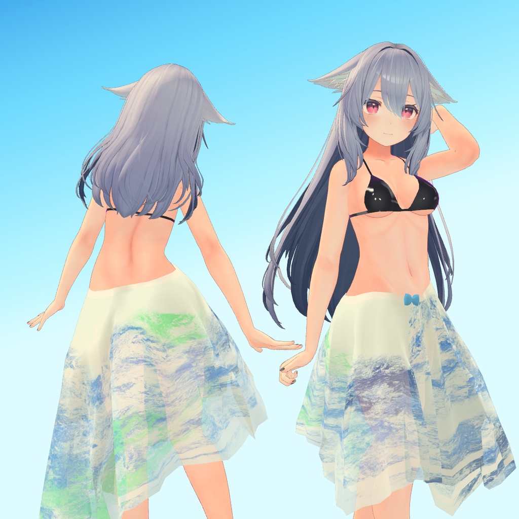 【桔梗ちゃん用】水着&パレオ