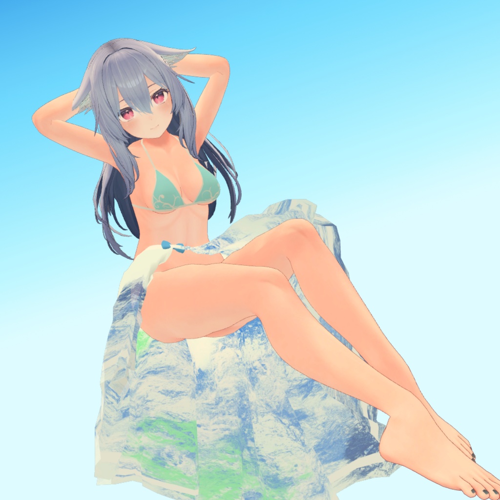 【桔梗ちゃん用】水着&パレオ