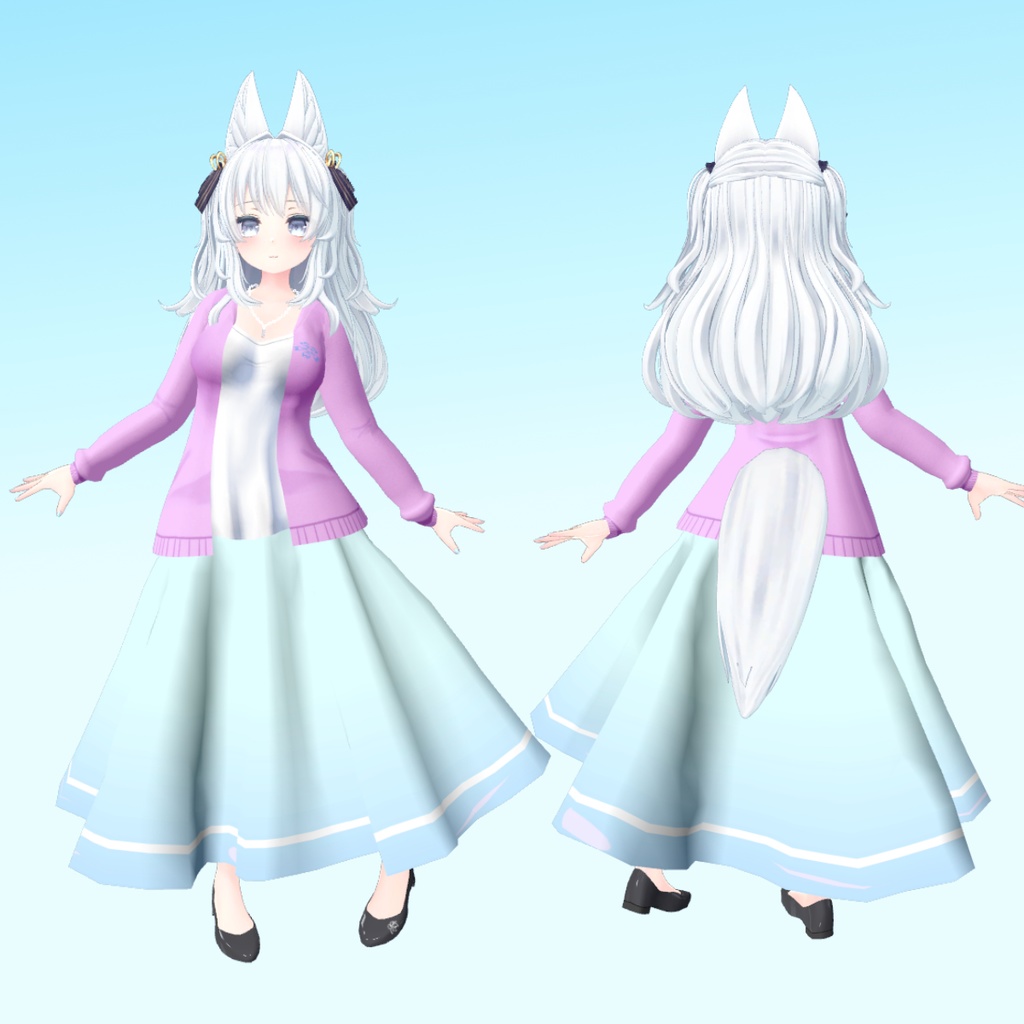 【3アバター 桔梗・ルルリア・舞夜用衣装】Spring code