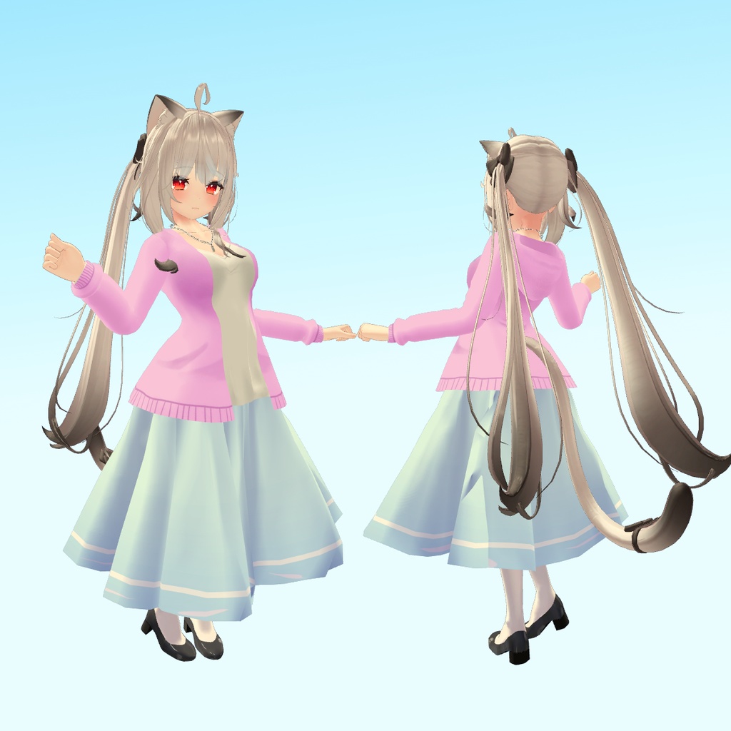 【3アバター 桔梗・ルルリア・舞夜用衣装】Spring code