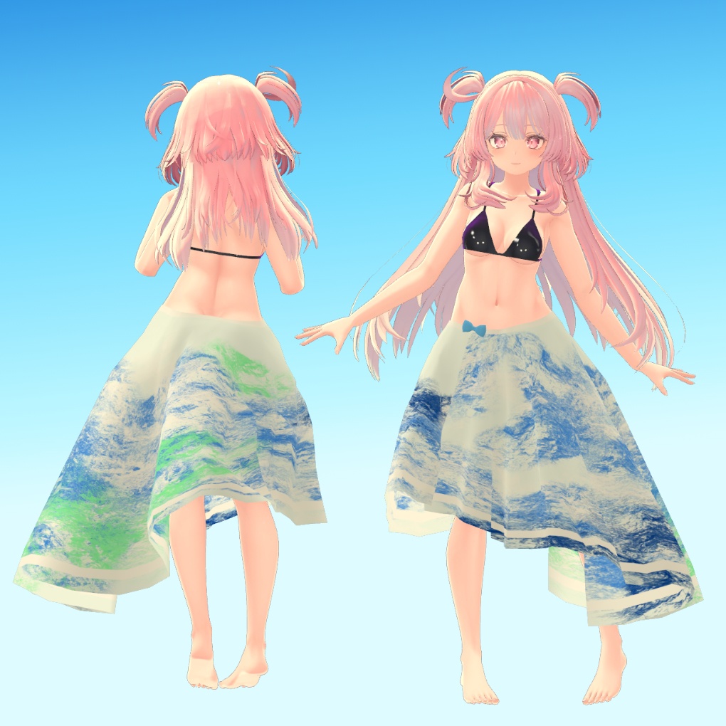 【セレスティアちゃん用】水着&パレオ