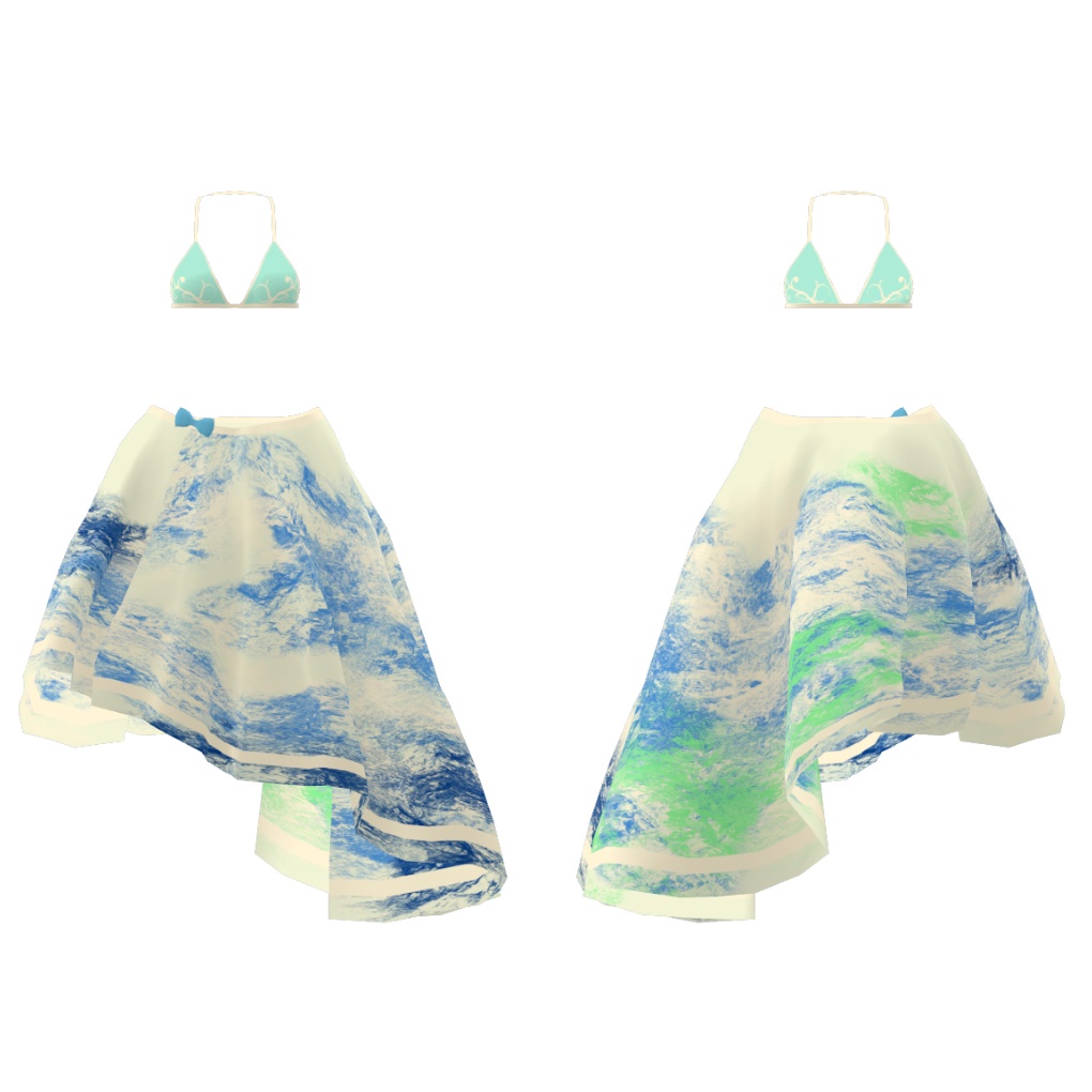 【セレスティアちゃん用】水着&パレオ