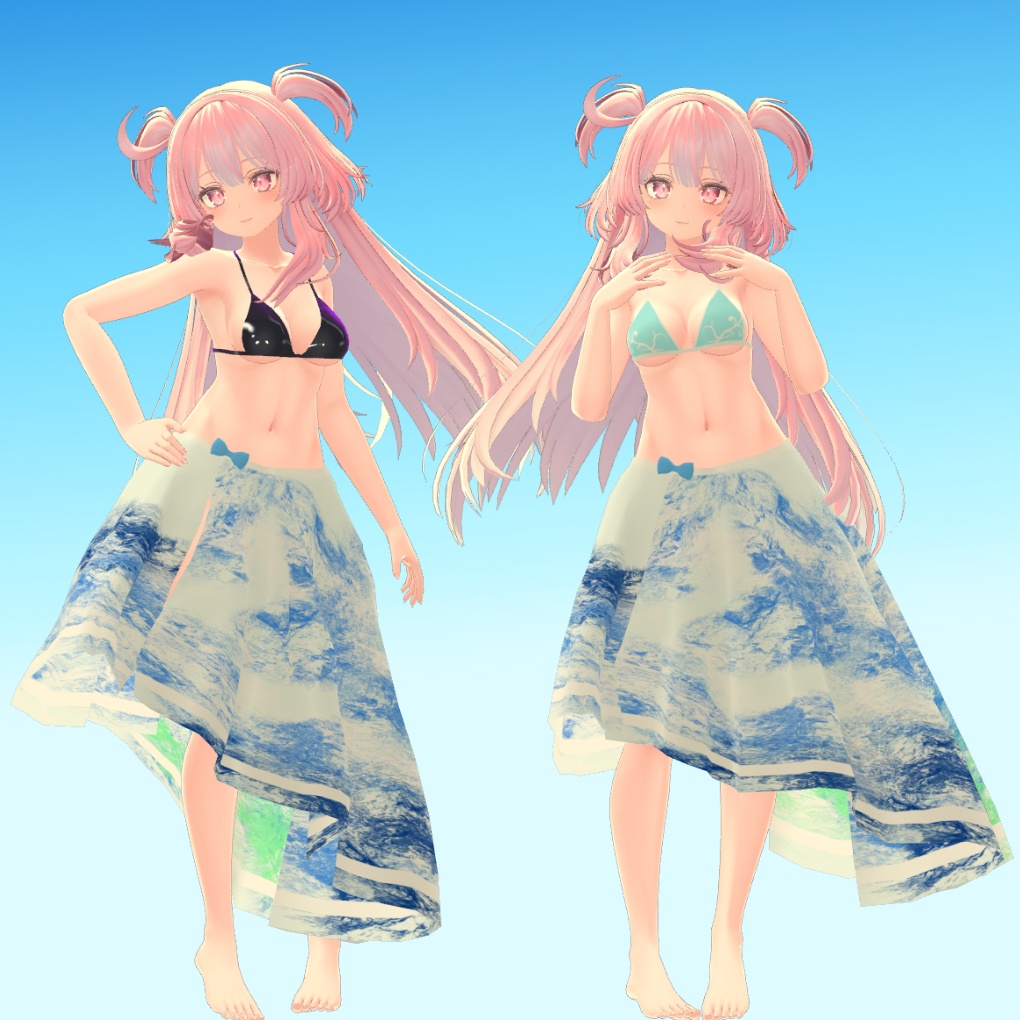 【セレスティアちゃん用】水着&パレオ