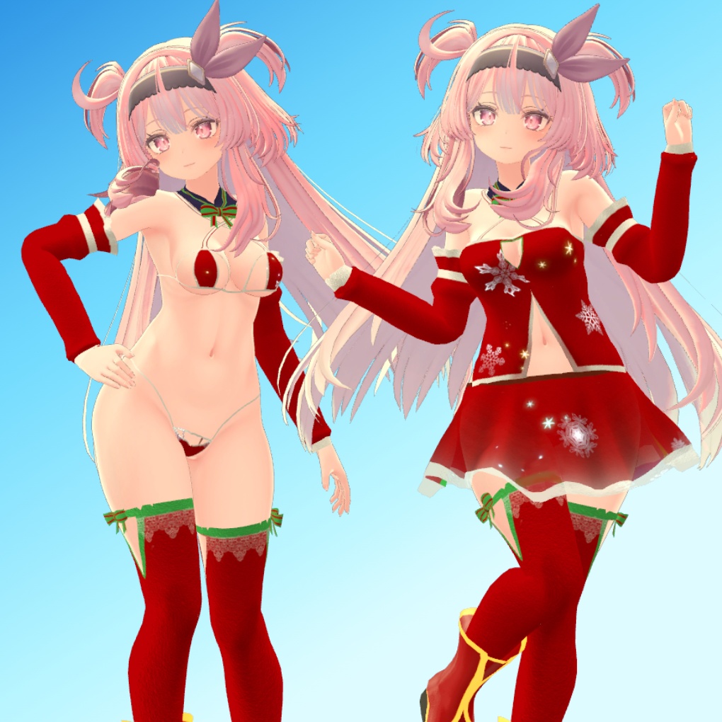 【桔梗・セレスティア対応】クリスマス衣装