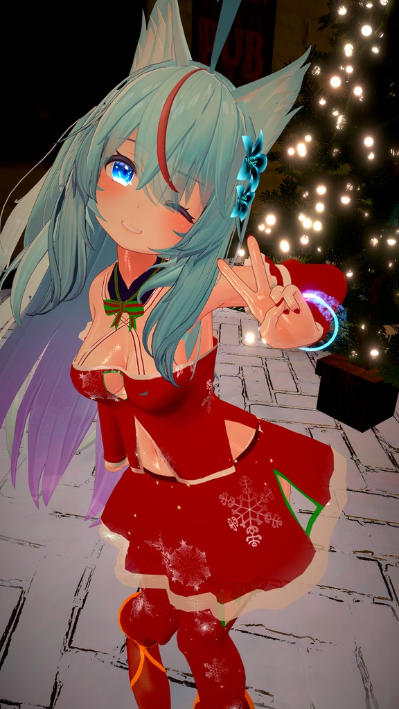 【桔梗・セレスティア対応】クリスマス衣装