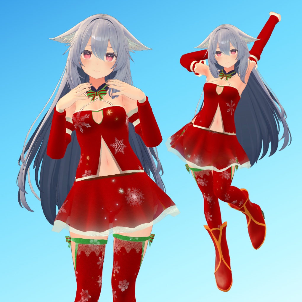 【桔梗・セレスティア対応】クリスマス衣装
