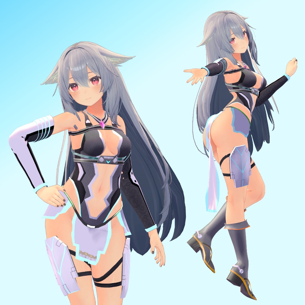 【桔梗ちゃん用】サイバーな衣装