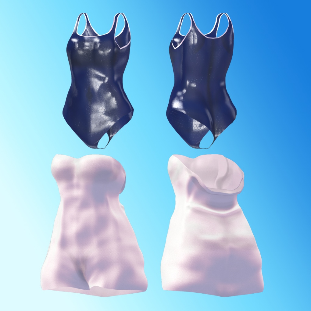 【ルミナちゃん用】スク水&バスタオル