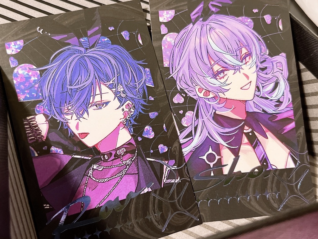 【非公式】チェキ風カード Black/Pink