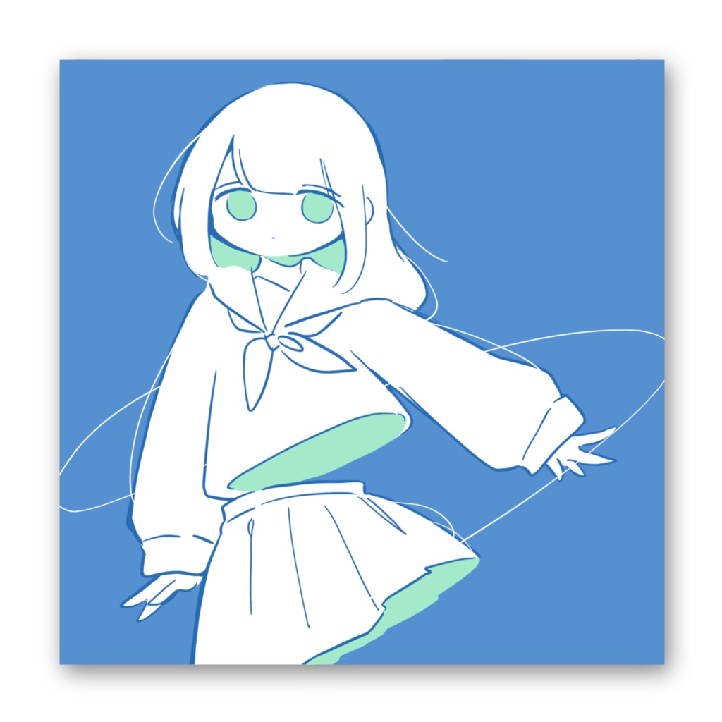 【ステッカー】空-empty