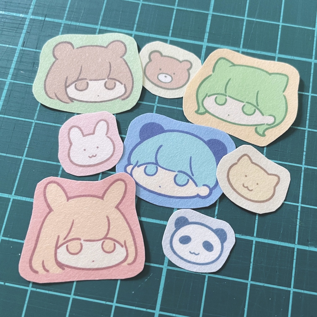 あにまるフレークシール