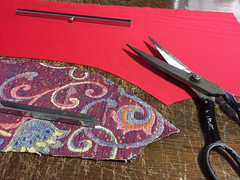 【1点もの・デザイン画付き】ベルト付きゴブラン織り切り替えドットクールニットシャツ型ワンピース(KOJI TOYODA)