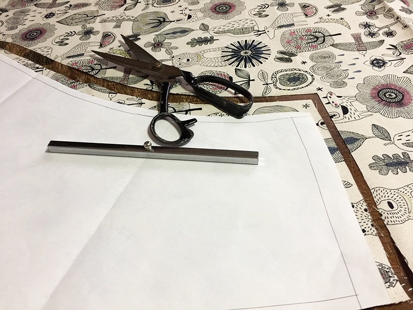 【1点もの・デザイン画付き】湾曲切り替えワンピース(KOJI TOYODA)