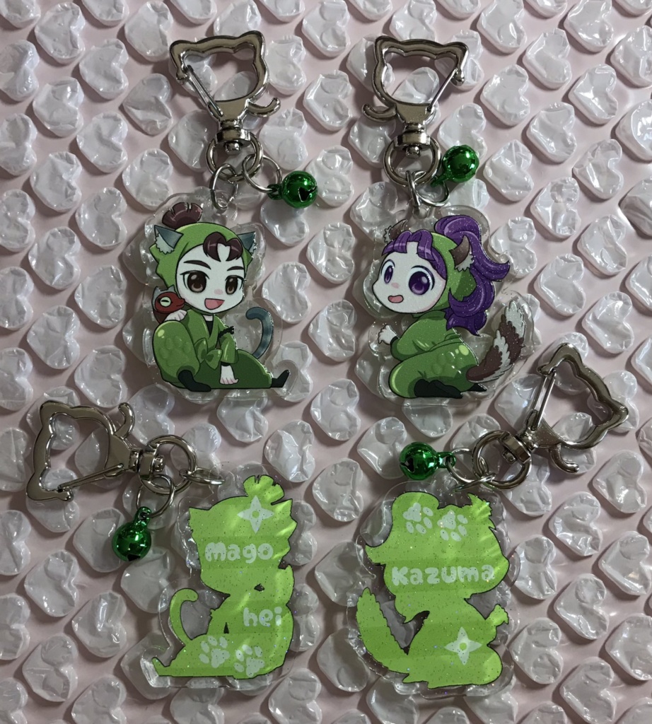 【忍たま】三年生アクリルキーホルダー(あんしんBOOTHパック)