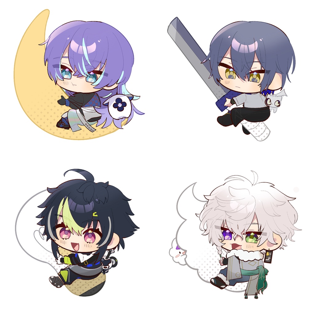 【にじそ10】アクリルキーホルダー Dytica