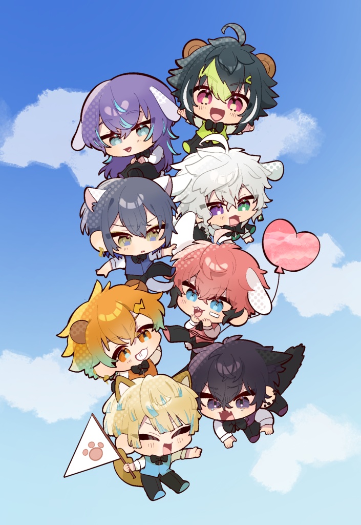 【にじそ11】シールセット