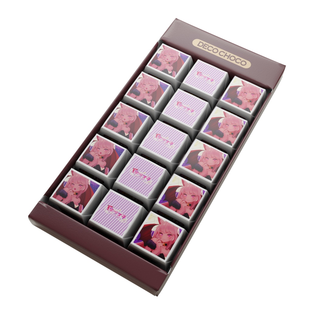 【キツネ子　誕生日グッズ2024　DECOチョコ(15個入り)】