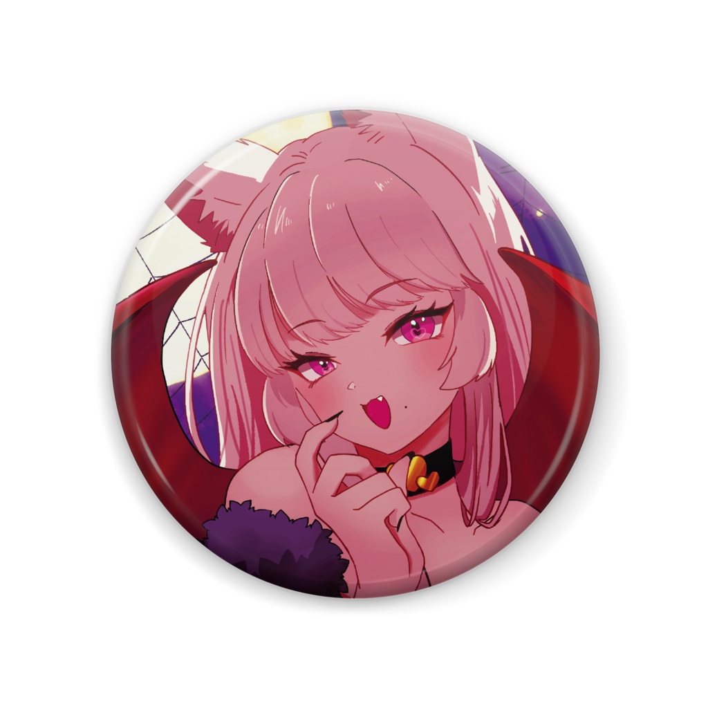 【キツネ子　誕生日グッズ2024　缶バッジ(57mm)】