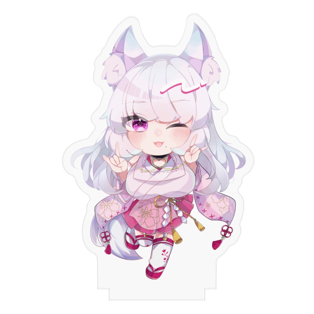 キツネ子 でふぉるめ アクリルスタンド 通常衣装ver